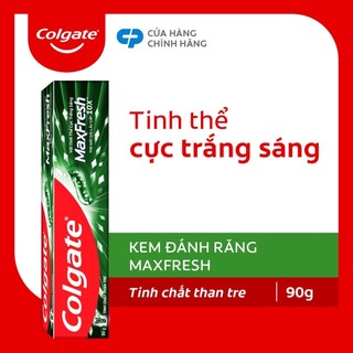 Kem đánh răng Colgate Maxfresh Bamboo Charcoal cho hơi thở thơm mát và làm trắng răng 90g