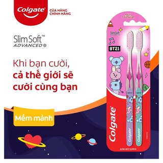 Bàn chải đánh răng Colgate SlimSoft Advanced- BT21