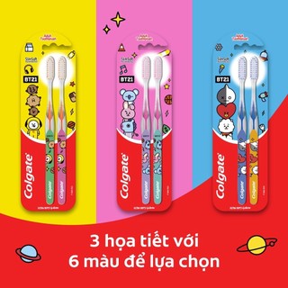 Bàn chải đánh răng Colgate SlimSoft Advanced- BT21