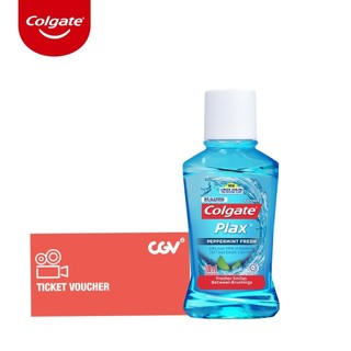 Combo quà tặng Colgate: Voucher xem phim CGV + Nước súc miệng Plax 100ml