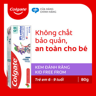 Kem đánh răng Colgate Kid Free From 6-9 80g