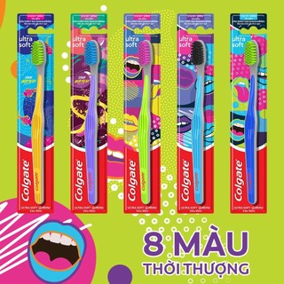 Combo 4 Bàn chải đánh răng Colgate Ultra Soft siêu mềm (Màu ngẫu nhiên)