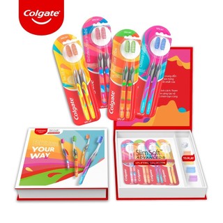 Combo trọn bộ 8 Bàn chải đánh răng Colgate Slimsoft GenZ và Boardgame GenZ phiên bản giới hạn
