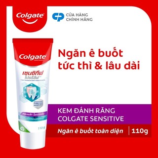 Kem đánh răng Colgate ngăn ê buốt Sensitive Pro Relief bảo vệ toàn diện cho răng nhạy cảm 110g