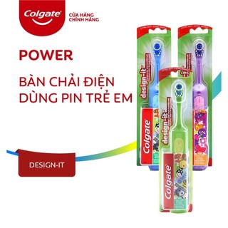 Bàn chải điện Colgate dùng pin cho trẻ em Design it