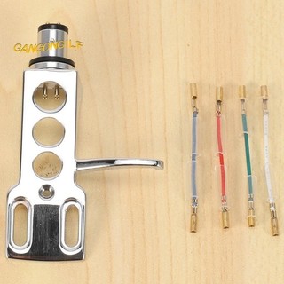 Máy ghi đĩa LP đa năng Phono Bàn xoay Headshell Hợp kim nhôm 4 chân với dây dẫn OFC cho bàn xoay điều khiển trực tiếp