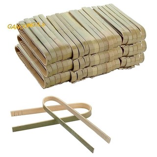 120 gói kẹp tre mini, kẹp dùng một lần 4 inch, dụng cụ tre dùng một lần mini thân thiện với môi trường