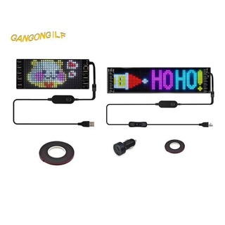 Bảng điều khiển Pixel LED, Mô-đun LED linh hoạt USB 5V Màn hình hoạt hình văn bản cuộn RGB, Ứng dụng Bluetooth