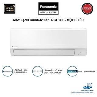 Máy lạnh panasonic cu/cs-n18xkh-8m - một chiều - tiêu chuẩn