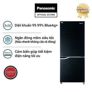 [TRẢ GÓP 0%]Tủ Lạnh Panasonic 255 Lít NR-BV280GKVN ngăn đá dưới - Ngăn đông mềm