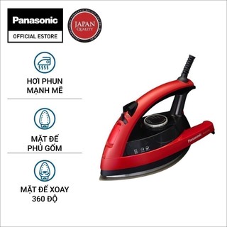Bàn ủi hơi nước Panasonic NI-W410TSRRA - Hàng Chính Hãng - Đỏ