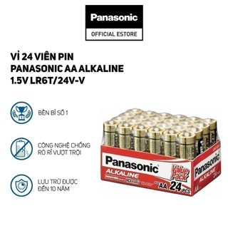 [Mã ELPANA02 giảm 8% đơn 500K] Vỉ 24 viên Pin AA Alkaline 1.5V LR6T/24V-V - Hàng Chính Hãng