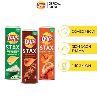 Combo 3 lay's stax 150g