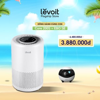 Combo Đồng hành cùng con gồm Robot Camera EBO SE và Máy lọc không khí Levoit Core 200S