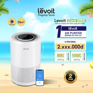 Máy lọc không khí Levoit Core 200s 35m2 | Công nghệ Air Turbo | Hàng Chính Hãng