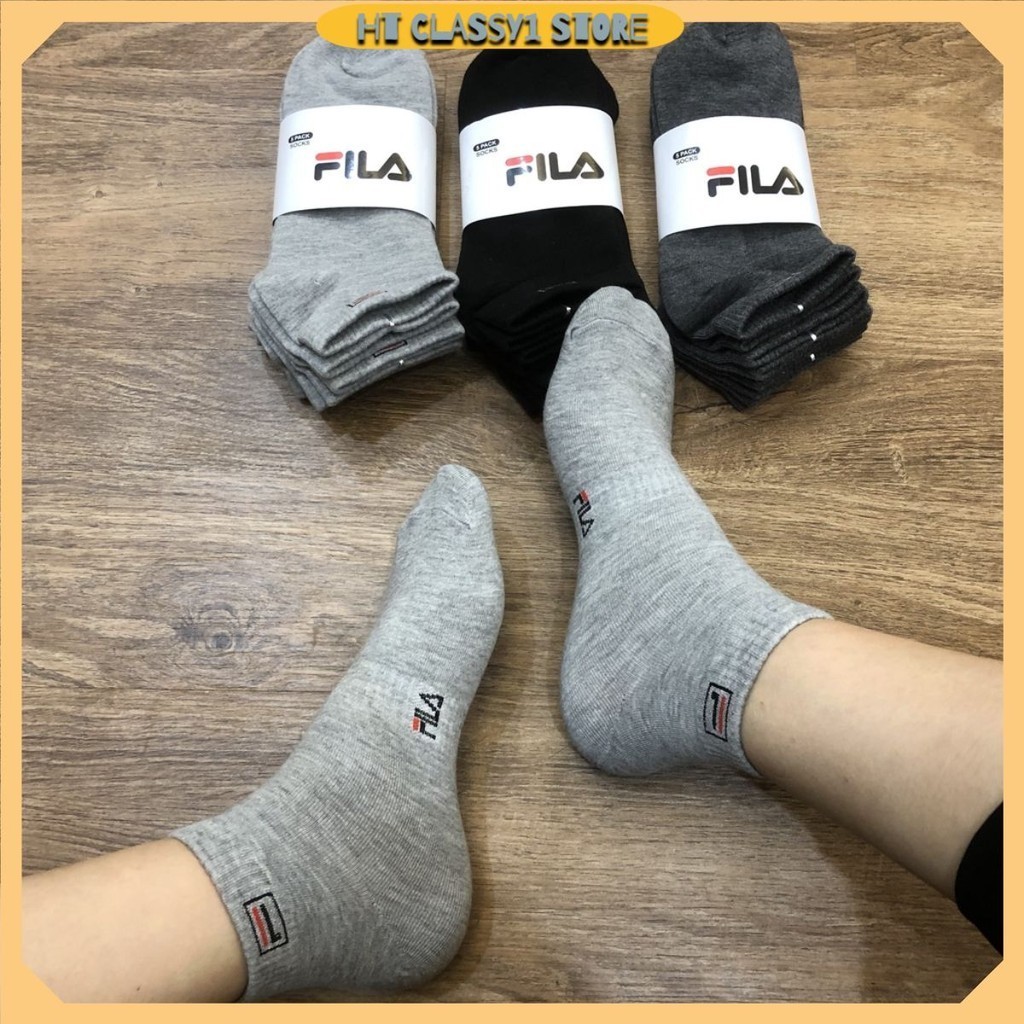 Sét 10 đôi ) Tất Nam Nữ, Vớ FIL Chống Hôi Chân Cổ Ngắn Kháng Khuẩn ,hàng xuất khẩu loại 1