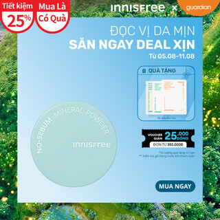 Phấn Phủ Kiềm Dầu Bột Khoáng Innisfree No Sebum Mineral 5g