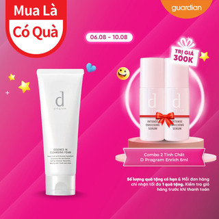 Sữa rửa mặt tạo bọt dưỡng da dprogram 120ml