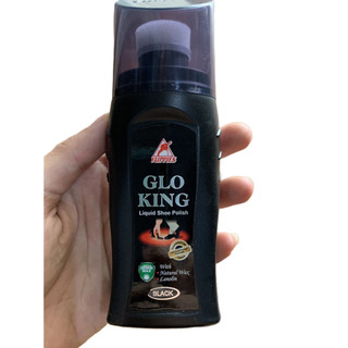 Xi nước đánh giày Glo King Malaysia nâu; đen 75ml dùng đánh cho giày dép, áo da và các đồ da...