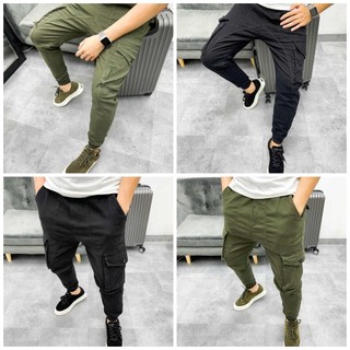 Quần Jogger Kaki Túi Hộp Nam Dáng Hàn Siêu Đẹp