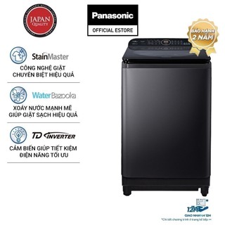 Máy giặt cửa trên panasonic 12.5kg na-fd125v1bv