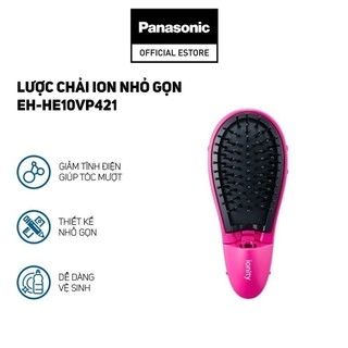 [Nhập mã Shopee HBPANA5 Giảm đến 100K]  Lược chải tóc Panasonic ion nhỏ gọn EH-HE10VP421 – Cho mái tóc bóng mượt