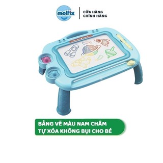 Bảng vẽ màu nam châm tự xóa không bụi cho bé Molfix