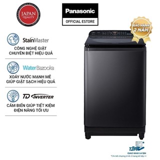 Máy giặt cửa trên panasonic 10.5kg na-fd10vr1bv - hàng chính hãng