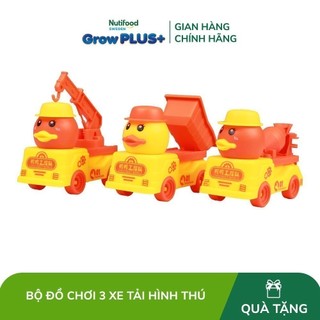 Bộ đồ chơi 3 xe tải hình thú