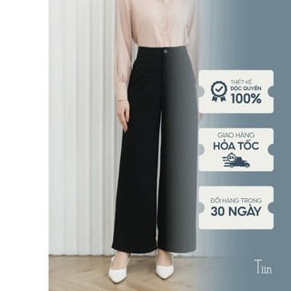 Quần ống rộng túi chéo ly bụng TIIN STORE Q0D058
