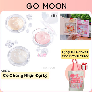 Phấn bắt sáng ODBO Glow Up Pocket nhũ Highlight Od1312 5g nhũ siêu sáng mịn lì lung ling bling bling chính hãng Thái