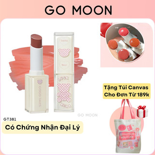 Gogotales son dưỡng có màu gogo tales luck bear gt381 son gấu may mắn mềm mượt bóng dễ lên màu mùi dễ chịu chính hãng