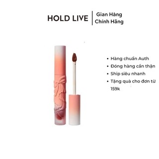 [Có sẵn] Son kem lì Gogo tales Pink nơ khắc nổi siêu xinh mềm mịn lâu trôi giữ màu 5h nội địa trung chính hãng GT218