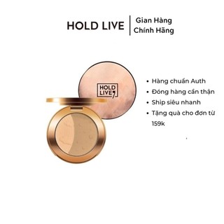 [Có sẵn] Phấn tạo khối Hold Live two tone 2 tone màu sáng tối không thấm nước HL466