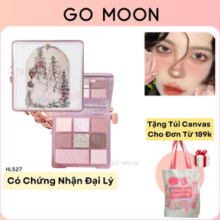 Bảng phấn mắt Hold Live Paris Garden hoa cẩm tú cầu màu siêu đẹp lâu trôi chống nước chống bay HL527