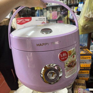 Nồi cơm điện 1.8L SUNHOUSE HappyTime HTD8521P thân nhựa siêu bền