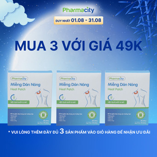 Miếng dán Pharmacity cao nóng