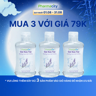 Gel rửa tay Pharmacity hương hoa oải hương 90ml