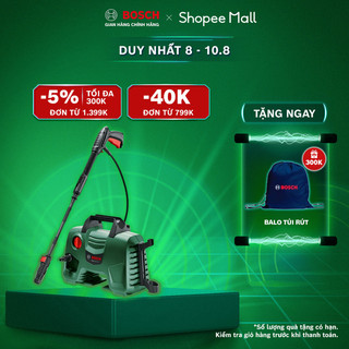 Bộ Máy phun xịt rửa Bosch EasyAquatak 110 + 1 đầu phun 90 độ + 1 dây nối dài 6m