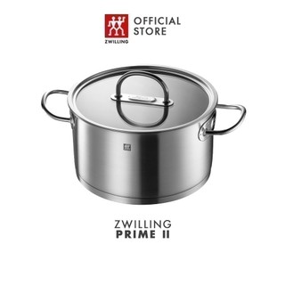 Nồi hầm xương đa năng ZWILLING Prime II 24cm - bằng thép không gỉ, không tráng phủ, nắp khóa ẩm, tay cầm chống nóng