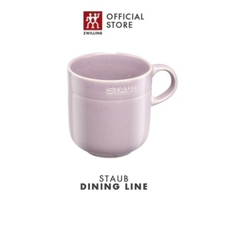 Ly staub bằng sứ 350 ml, màu cherry blossom