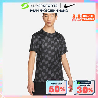 Áo thun chạy bộ nam nike dri-fit miler running - đen dx0871-060