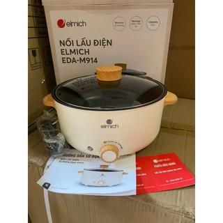 Nồi lẩu điện elmich 3lit eda-m914