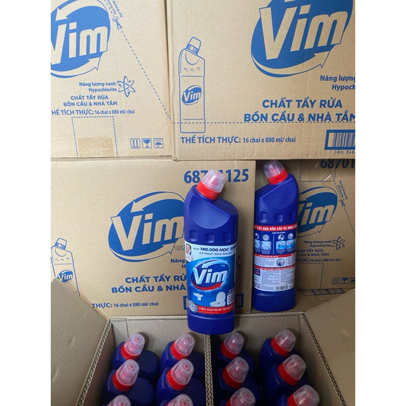 Vim Tẩy Bồn Cầu Trắng sáng 880ml