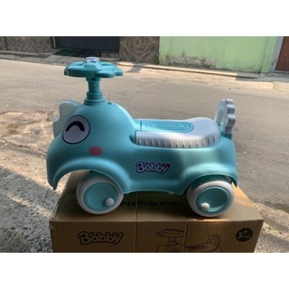 Xe chòi chân khủng long có đèn và nhạc cho bé hàng Bobby