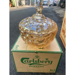 Thố thủy tinh đựng mức có nắp đậy loại 18cm