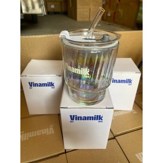 Ly thủy tinh cầu vồng Vinamilk 400ml