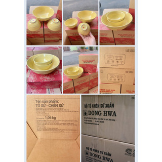 Bộ tô + 2 chén sứ DongHwa (HÀNG KM Nestle)