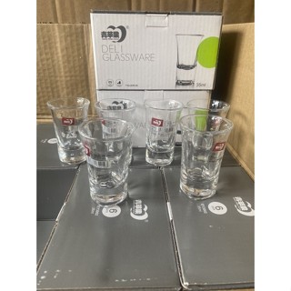 Bộ ly uống nhỏ 35ML cao cấp DELI GLASSWARE (Bộ 6 ly) thủy tinh đế dày, Ly rượu thủy tinh