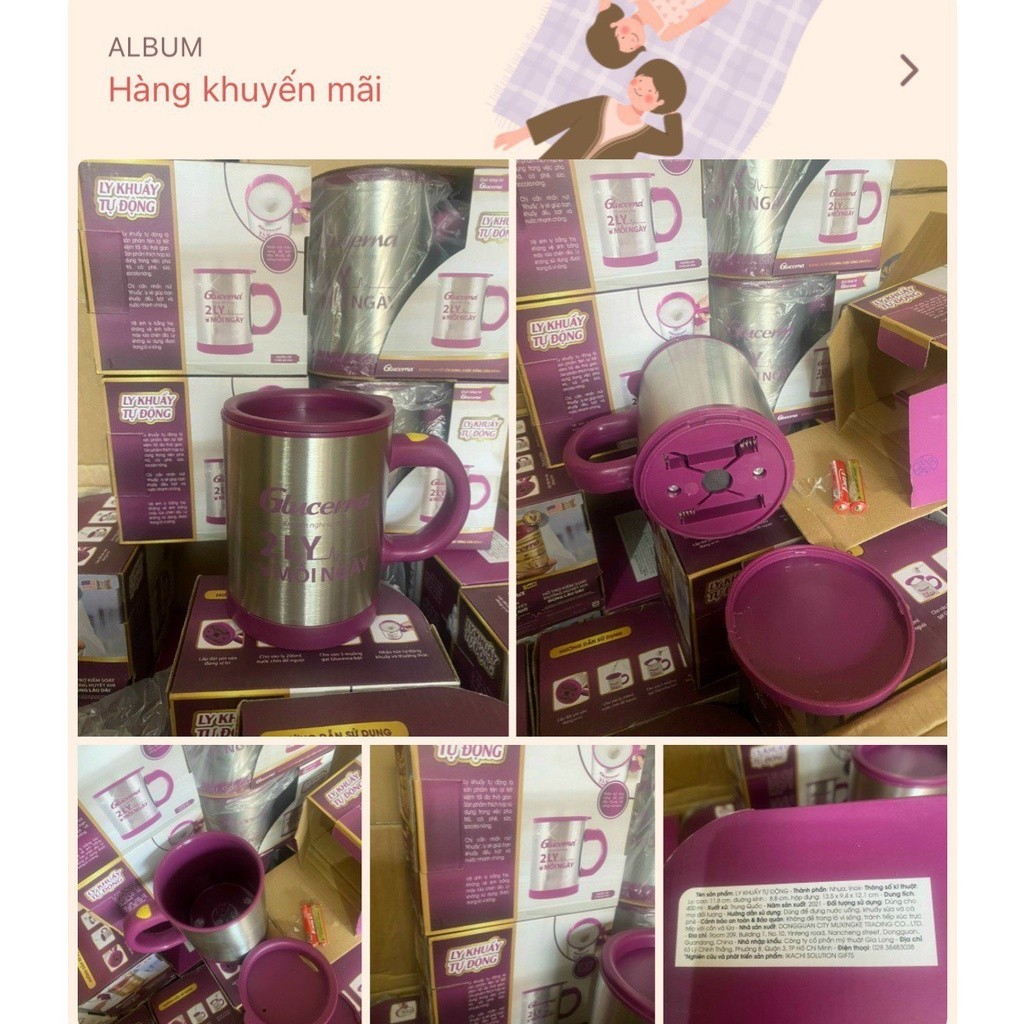 LY KHUẤY TỰ ĐỘNG GLUCERNA